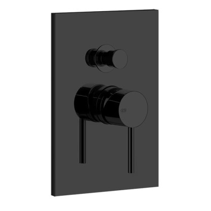 Gessi Emporio Via tortona Смеситель для душа, встраиваемый, на 2 выхода, с переключателем ванна-душ, цвет: Black XL