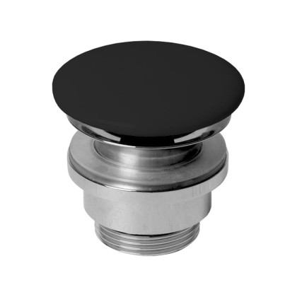 Azzurra Донный клапан универсальный, всегда открыт, с керамической крышкой, цвет: Carbone