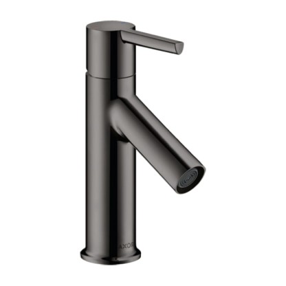 Axor Starck Смеситель для раковины 80, на 1 отв., с донным клапаном, цвет: полированный черный хром