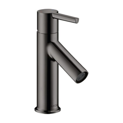 Axor Starck Смеситель для раковины 80, на 1 отв., с донным клапаном, цвет: полированный черный хром