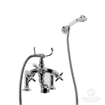 Stella Italica Смеситель на борт ванны на 2 отверстия 3274RG305/6 с ручным душем, цвет: хром