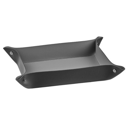 ADJ Мелочница, 20x14xH5 см., цвет: черный/серый