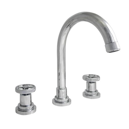 Nicolazzi Arena Смеситель для раковины на 3 отверстия, с донным клапаном, излив: 176 мм, цвет: хром