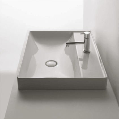 Globo T-Edge Раковина 61х46х14 см, 1 отв., цвет: белый