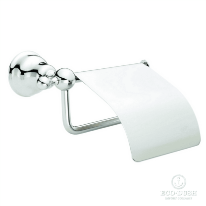 HUBER Croisette Бумагодержатель с крышкой, цвет: хром