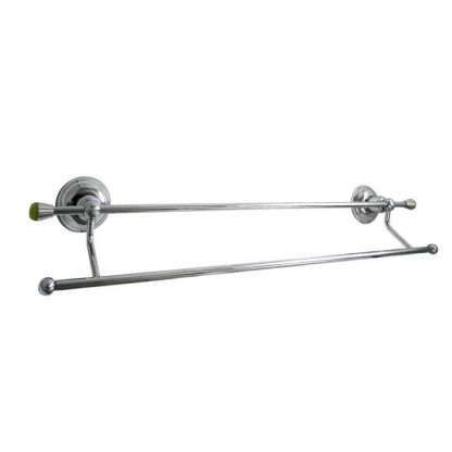 Nicolazzi Onice Полотенцедержатель двойной 63см., подвесной, цвет: золото