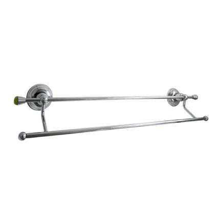 Nicolazzi Onice Полотенцедержатель двойной 63см., подвесной, цвет: золото