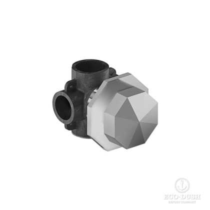 Stella Firenze Встраиваемый переключатель для ванны/душа 0/150, цвет: хром