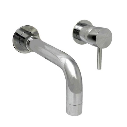 Nicolazzi Olympus Смеситель для раковины на 2 отверстия, встраиваемый, излив: 190мм, цвет: хром