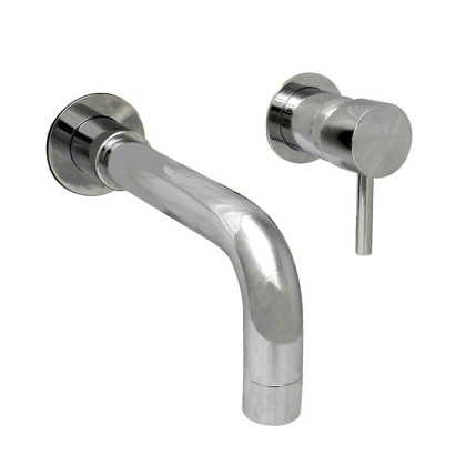 Nicolazzi Olympus Смеситель для раковины на 2 отверстия, встраиваемый, излив: 190мм, цвет: хром