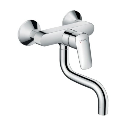 Hansgrohe Logis M31 Смеситель для раковины настенный, излив: 15см., цвет: хром