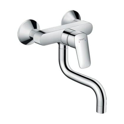 Hansgrohe Logis M31 Смеситель для раковины настенный, излив: 15см., цвет: хром