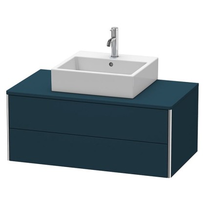 Duravit XSquare Тумба с раковиной 100х54.8х40см., подвесная, с 2 выдв ящик, цвет: темно-синий шелковисто-матовый