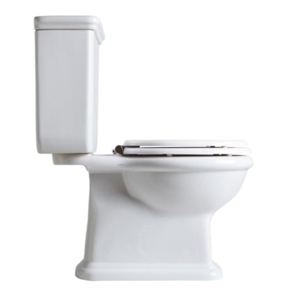 SIMAS Lante Унитаз моноблок 70.5х38.5см, с горизонтальным сливом с бачком с боковой ручкой смыва, фурнитура хром, цвет: белый