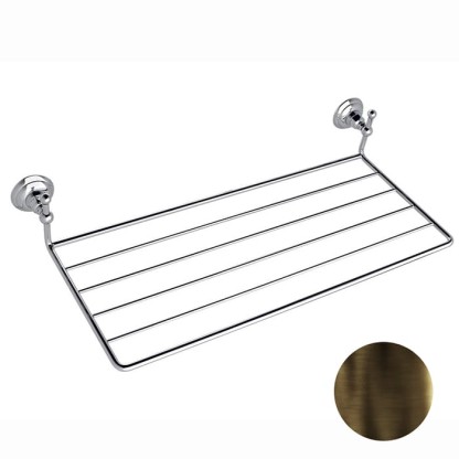Nicolazzi Accessori Полочка для полотенец , подвесной, цвет: тёмная бронза