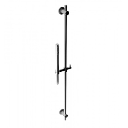 Настенная душевая стойка из нержавеющей стали Bongio Time 2020, цвет: матовая сталь