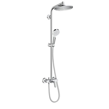 Hansgrohe Crometta S 240 SHP Душевая система 102см, с верхним ?240мм., ручным дешем и однорычажным семесителем, цвет: хром ЦЕНА по АКЦИИ