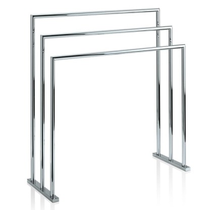 Decor Walther HT 9 Полотенцедержатель тройной 70x26x75см, напольный, цвет: хром