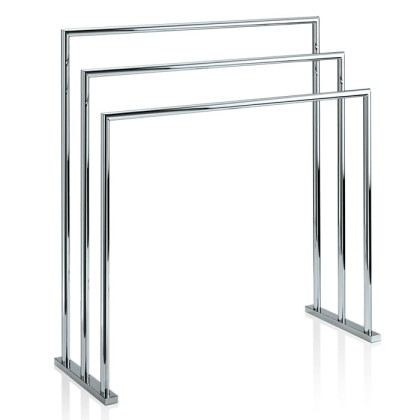 Decor Walther HT 9 Полотенцедержатель тройной 70x26x75см, напольный, цвет: хром