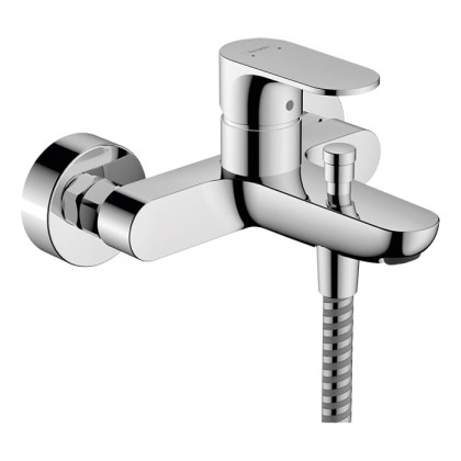Hansgrohe Rebris S Смеситель для ванны, настенный, ВМ, цвет: хром