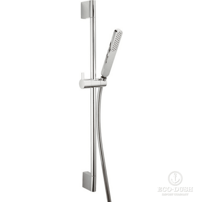 CISAL Shower Душевой гарнитур:ручная лейка,шланг 150 см,штанга 60 см, цвет: хром