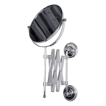 TW Bristol 024, зеркало косметическое настенное, 2-х стороннее, подвесной, цвет: хром