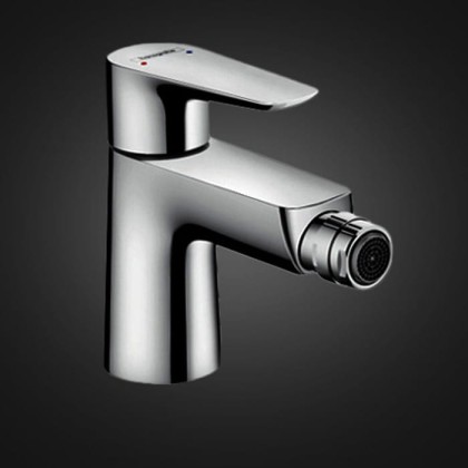 Hansgrohe Talis E Смеситель для биде, однорычажный, со сливным клапаном push-open, цвет: хром