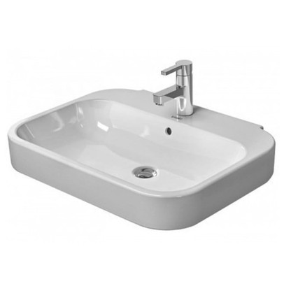 DURAVIT Happy D.2 Раковина 80х52.5 см, 1 отв, со слив-переливом, цвет: белый