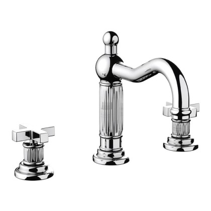 Nicolazzi Pantheon Смеситель для раковины, на 3 отв., с донным клапаном,цвет: хром