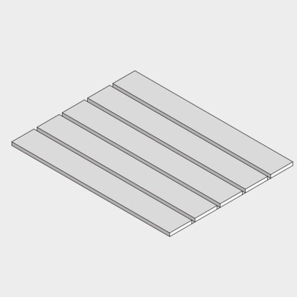 Effegibi Набор дорожек для Био-сауны Auki 25, цвет: канадский хемлок