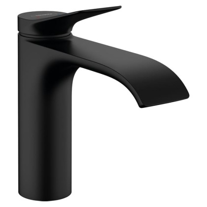 Hansgrohe Vivenis Смеситель для раковины 110, на 1 отв., цвет: черный матовый