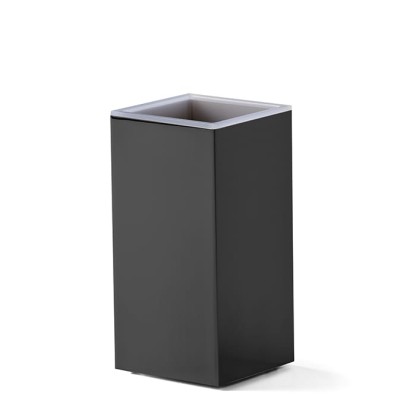 3SC Metal Quadra Стакан настольный, цвет: черный матовый