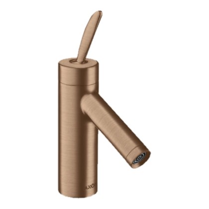 Axor Starck Cмеситель для раковины, на 1 отв, с донным клапаном, цвет: шлифованное красное золото