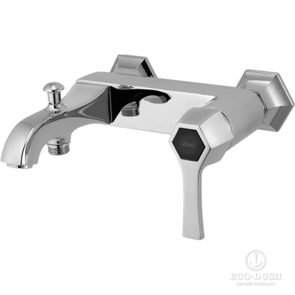 CISAL Cherie Смеситель для ванны однорычажный, без душевого комплекта, цвет: хром/черный