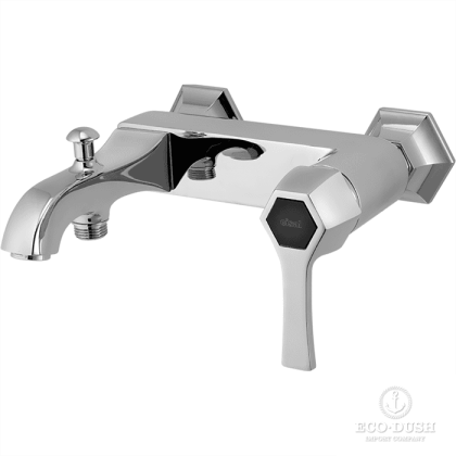 CISAL Cherie Смеситель для ванны однорычажный, без душевого комплекта, цвет: хром/черный