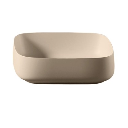 Artceram Cognac Раковина 55x35 см, без отв., накладная Quadro, цвет: matera