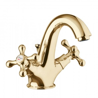 Смеситель для раковины Bongio Axel, цвет: золото