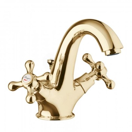 Смеситель для раковины Bongio Axel, цвет: золото