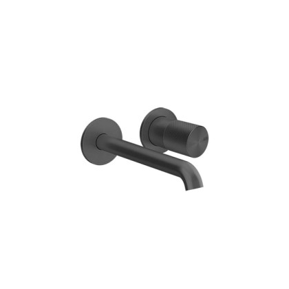 Gessi Habito Diamantao Смеситель для раковины, встраиваемый, излив: 18см., цвет: Black Metal PVD