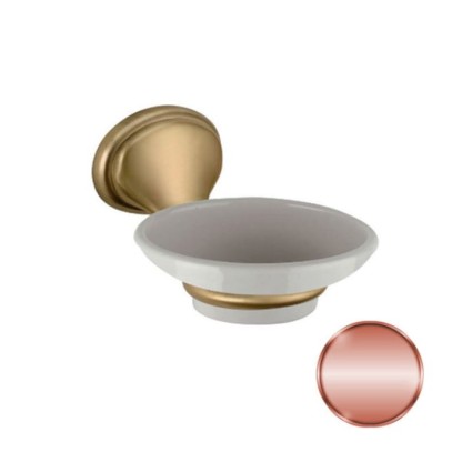 Daniel Revival Acc.B. Мыльница, подвесная, керамика, белый/медь vecchio rame