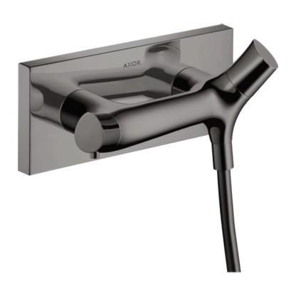 Axor Starck Organic Смеситель для душа, термостатический, настенный, цвет: полированный черный хром