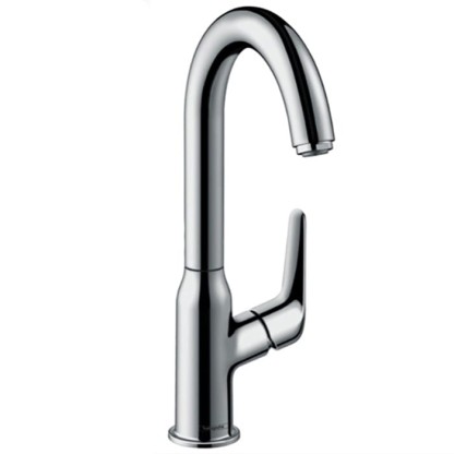 Hansgrohe Novus Однорычажный смеситель для раковины 240 с поворотным изливом (120?), с донным клапаном, хром