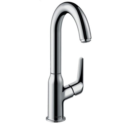 Hansgrohe Novus Однорычажный смеситель для раковины 240 с поворотным изливом (120?), с донным клапаном, хром