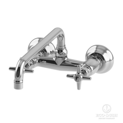 Stella Italica Смеситель для мойки настенный 3245/300, длина излива 300мм цвет: хром