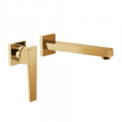 Смеситель для раковины излив Bongio Stelth, цвет: золото