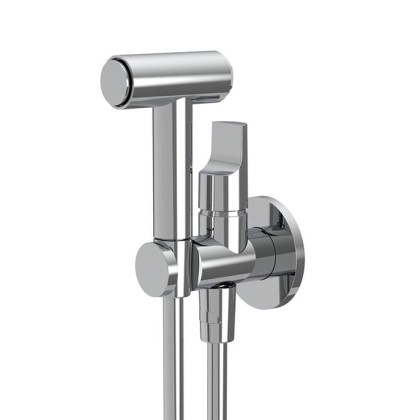 Fima Carlo Frattini Collettivit? Гигиенический душ, настенный, со шлангом 120см., цвет: хром