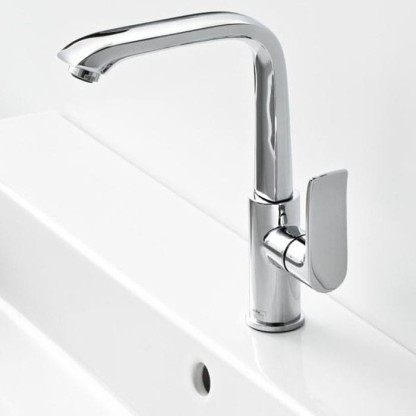 Hansgrohe Metris Смеситель для раковины 230, однорычажный, cо сливным клапаном Push-Open, цвет: хром