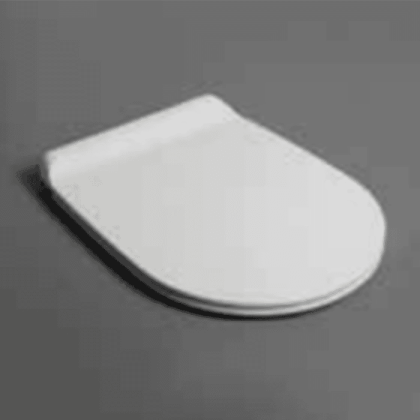 Simas Gambassi Сиденье для унитаза, микррлифт, цвет: белый/хром