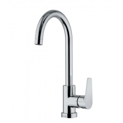 Смеситель для раковины с высоким изливом Bongio Pi7, цвет: хром