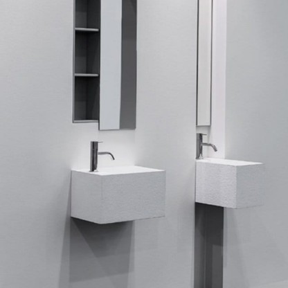 Antonio Lupi Calco Раковина 45х25х25 см, 1 отв., подвесная, цвет: белый